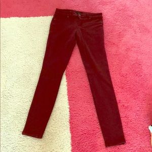 Maroon Denimocracy Jeggings